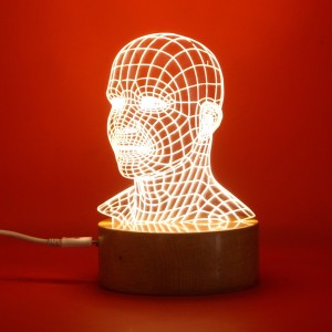 Zuaad Pvt Ltd 3D Illusion Human LED Hologram Lamp Night Lamp Price