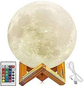 i4labs 10.1 inch Large Moon Lamp 3D Moon Lamp 100 3D Printed LED Moon Lamp 16 Colors Moon Lamp with Remote Control Decorative Moon Light Table Lamp Price in India Buy i4labs 10.1
