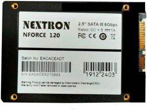 Nextron ULTRA 120 GB All in One PC's, Laptop, Desktop Internal Solid State Drive (NFORCE 120 TLC)
