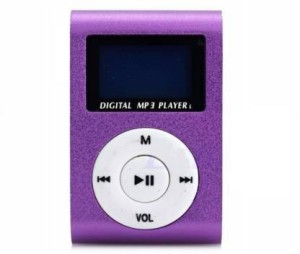 UPROKT Music Player mp3 Music Player with Display mp3 Music Player for Kids Memory Card/TF Slot 32 GB MP4 Player(Purple, 1 Display)