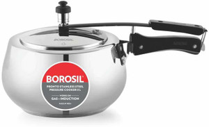Borosil stainless sales steel pressure cooker