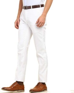 cheap white chinos