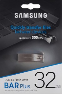SAMSUNG MUF-32BE3/CN 32 GB Pen Drive(Silver)