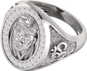DV Fashions Sai Baba Ring 92.5 Silver Silver Ring Price in India