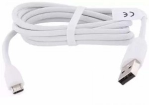 Everyonic 76 1 m Micro USB Cable (Compatible with Lava Iris Atom 2, White, One Cable) 1 m HDMI Cable(Compatible with Mobile, White)