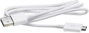 Everyonic 50 1 m Micro USB Cable (Compatible with Lava SPARKONE, White, One Cable) 1 m HDMI Cable(Compatible with Mobile, White)