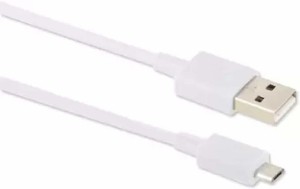 Everyonic 55 1 m Micro USB Cable (Compatible with Lava Fuel F2, White, One Cable) 1 m HDMI Cable(Compatible with Mobile, White)