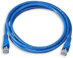 Grandvision 2METER CAT 6 Ethernet Cable Lan Network CAT6 Internet Modem Blue RJ45 Patch Cord 5 m LAN Cable (Compatible with internet, Blue) 2 m LAN Cable(Compatible with PC, LAPTOP, Blue, One Cable)