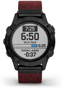 GARMIN Fenix 6 Sapphire Carbon Gray DLC Wrist Based Heart