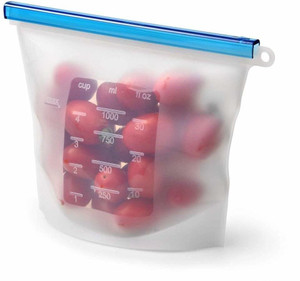 Zipper food hot sale storage bags