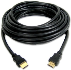 Terabyte 10m HDMI Cable-Supports HDMI Devices, 4K, Full HD 1080p - Black 10 m HDMI Cable(Compatible with PC, LAPTOP, Black)