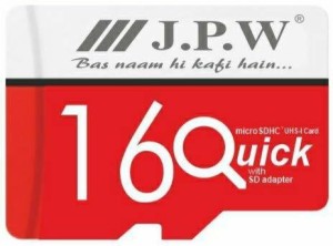 JPW 16GB 16 GB MicroSD Card Class 4 80 MB/s  Memory Card