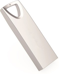 Karibu Metal V Pendrive 16 GB Pen Drive(Silver)