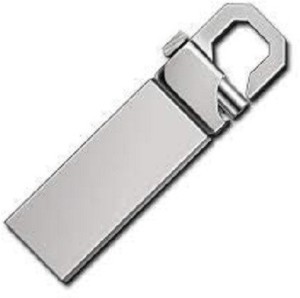Karibu Silver Hook Pendrive 32 GB Pen Drive(Silver)
