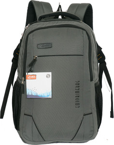 emy prime bag 18 inch Expandable Laptop Backpack Greyish Green Price in India Flipkart