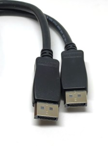 RSR Infosolutions High Speed Display Port to Display Port Cable (1.5 Mtr) 1.5 m HDMI Cable(Compatible with Display Port to Display Port Cable, Black)