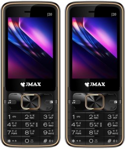 Jmax J20 Combo of Two Mobiles(Black : Black)