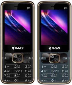 Jmax J20 Combo of Two Mobiles(Black : Dark Green)