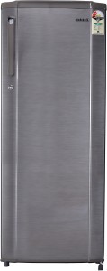 Croma 225 L Direct Cool Single Door 2 Star (2019) Refrigerator(Black, CRAR0214)