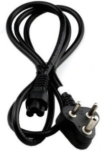 4D Power Cable Cord for Desktops PC and Printers/Monitor SMPS Power Cable IEC Mains Power Cable 1.5 m Power Cord(Compatible with Desktops POWER CORD, Black, One Cable)