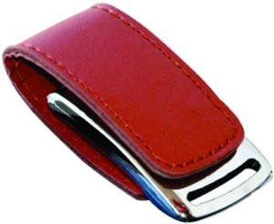 Karibu Leather Magt Brown 32 GB Pen Drive(Brown)