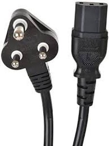 utsahit High Quality Power Cable for SMPS 1.5 m Power Cord 1.7 m Power Cord(Compatible with Computer Power Cable, Printer Power Cable, Black)