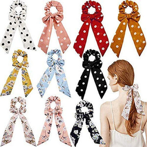 AZEFFIA Elastic Hair Bands Ties Ribbon Scarf Ponytail Scrunchies for Women Set of 10 Multicolor Hair Band Rubber Band Price in India Buy AZEFFIA