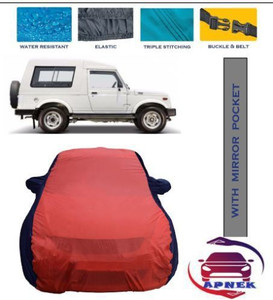 APNEK Car Cover For Maruti Suzuki Gypsy With Mirror Pockets