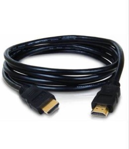 Meenasha 5 m HDMI Cable (Compatible with TV, PC, Projectors, Black) 5 m HDMI Cable(Compatible with Gaming Console, Camera, Computer, Mobile, TV, Black, One Cable)
