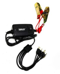 Sonilex DC 5in1 2 m Power Cord(Compatible with Mobile, Black)