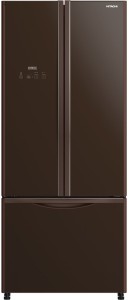 Hitachi 451 L Frost Free French Door Bottom Mount Refrigerator(Glass Brown, R-WB490PND9 GBW)