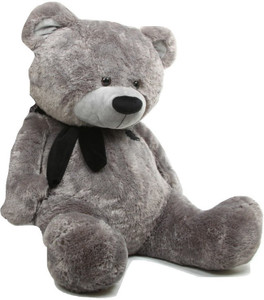 Grey stuffed bear sale
