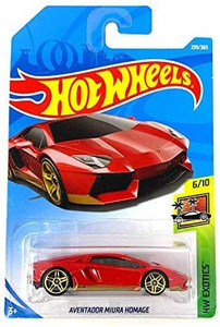 MATTEL Hot Wheels 2018 HW Exotics Lamborghini Aventador Miura Hom