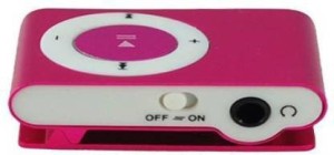 Techomania New Latest Digital Mp3 Player with memory card slot and long battery life with stylish sensational look and metal body 32 GB MP3 Player(Pink, 0 Display)