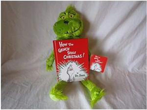 Kohl s The Grinch Gift Set 18 plush toy and How the Grinch Stole Christmas Hard cover Book 5 inch The Grinch Gift Set 18 plush toy and How the Grinch