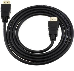 CUDU 1.5 Meter high Speed HDMI Male to HDMI Male Cable (Black) 1.5 m HDMI Cable(Compatible with Computer, Laptop, Gaming Consoles, Black, One Cable)