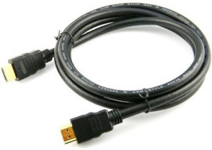 CUDU HDMI Male to Male Cable (1.5M, Black) 1.5 m HDMI Cable(Compatible with computer, Mobile, Laptop, Gaming Device, Black, One Cable)