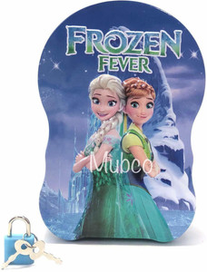 Mubco Snow Sisters Metal Body Piggy Bank Saving Money Coin Box