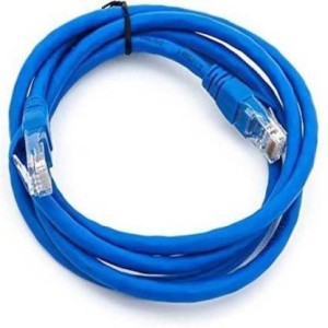 TECHGLOW 5 Meters CAT 6 Ethernet Cable Lan Network CAT6 Internet Modem RJ45 Patch Cord 5 m LAN Cable 5 m LAN Cable(Compatible with internet, Blue)