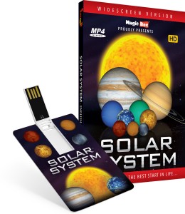 Inkmeo Movie Card - Solar System - English - Learn about the planets - 8GB USB Memory Stick - High Definition(HD) MP4 Video(USB Memory Stick)