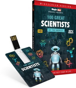 Inkmeo Movie Card - Scientist - 100 Great Scientists of the World - 8GB USB Memory Stick - High Definition(HD) MP4 Video(USB Memory Stick)