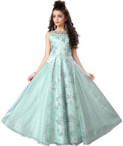 any kids Indi Girls Maxi Full Length Festive Wedding Dress Price in