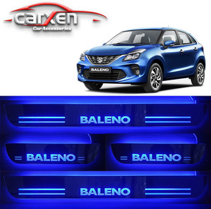 Illuminated door cheap sill guard baleno