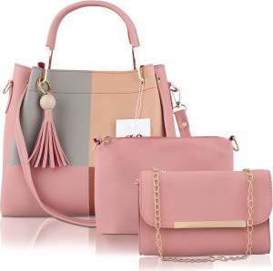 LIKE STYLE Pink Shoulder Bag Women hand bag