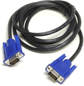 utsahit VGA to VGA Cable 1.5 Meter, Support PC/Monitor/LCD/LED, Plasma, Projector, TFT. 1.5 m VGA Cable(Compatible with Laptop Cable, LARGE DIGITAL SCREEN, COMPUTERS, MONITOR, Black)