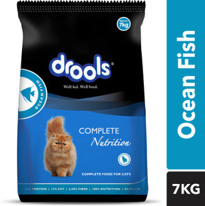 Drools Adult Ocean Fish 7 kg Dry Adult Cat Food Price in India Buy Drools Adult Ocean Fish 7 kg Dry Adult Cat Food online at Flipkart