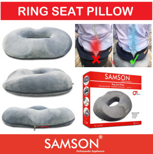 SAMSON Round Ring Seat Pillow for Sciatica Tailbone Hemorrhoid