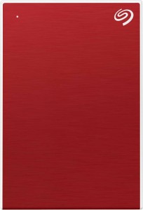 Seagate 5 TB External Hard Disk Drive(Red, White)