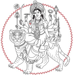 Durga Maa drawing for Navaratri | Oil Pastels | Art by Hardik : r/Oilpastel