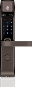 Yale YDM 4115 Brown - Fingerprint, Pin-code & Manual Key enabled (Wifi Optional) Smart Door Lock